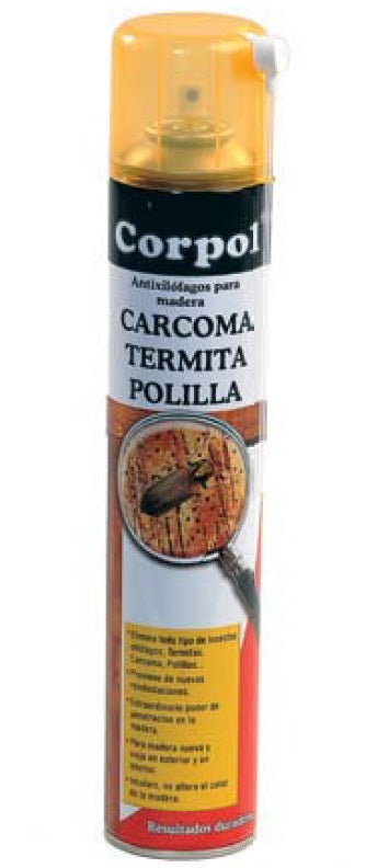 Spray anti carcoma, termita y polilla, para tratamientos en madera - Corpol