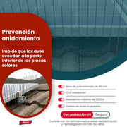 Pinchos Anti Aves para Placas Solares - Remi Hogar