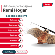 Espantapájaros para Balcón - Eolo Halcón - Remi Hogar