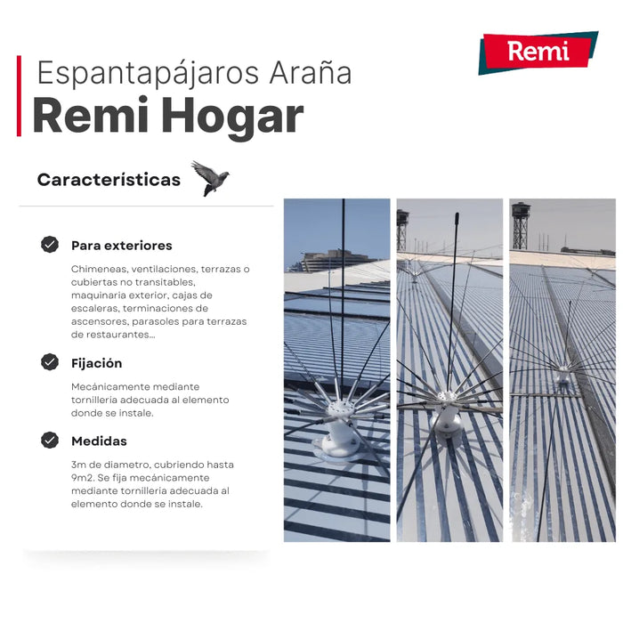 Eolo Araña Espantapájaros - Remi Hogar