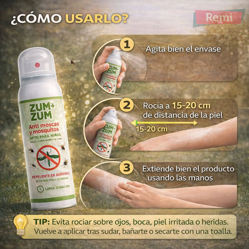 Antimosquitos Repelente Protector contra Mosquitos - Zum