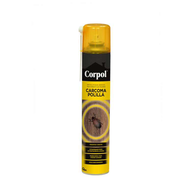 Spray anti carcoma, termita y polilla, para tratamientos en madera - Corpol - Remi Hogar