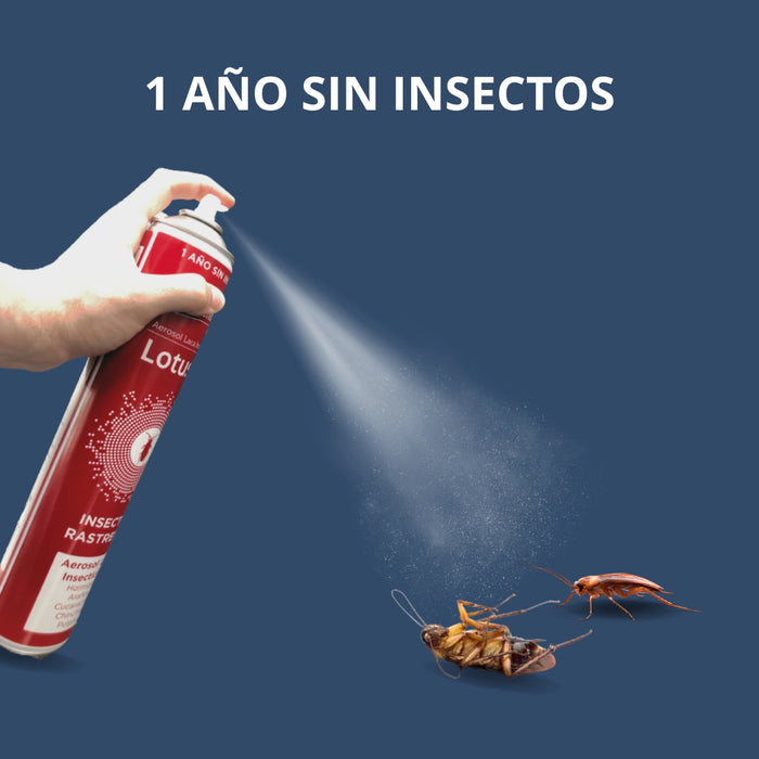 Laca - Spray Insecticida para Insectos Rastreros con Cánula 750 ml