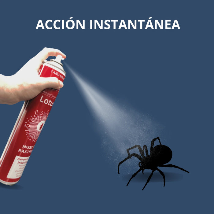 Laca - Spray Insecticida para Insectos Rastreros con Cánula 750 ml