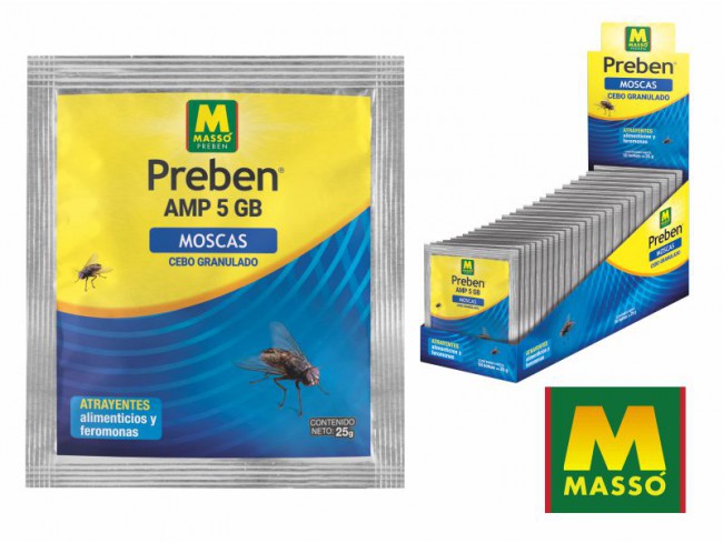 Preben AMP 5 GB Cebo Granulado Insecticida  Moscas - Masso