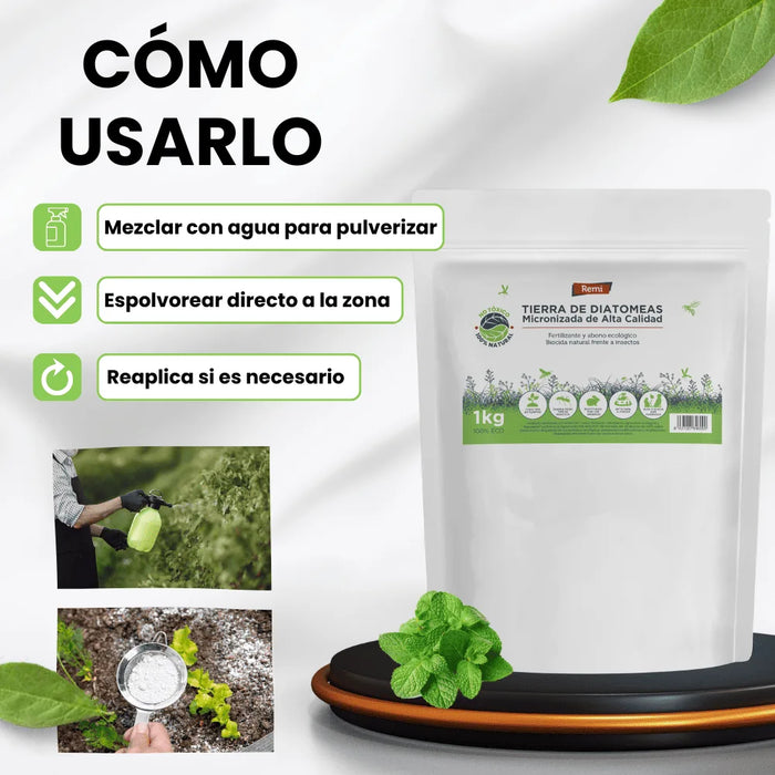 Tierra Diatomeas Micronizada - Remi Hogar
