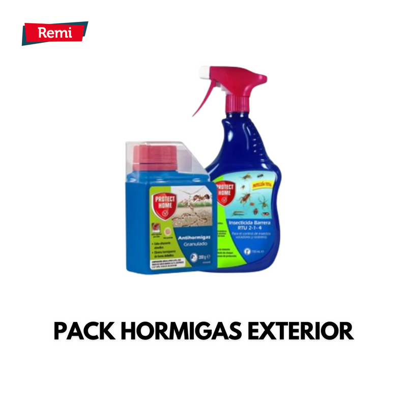 Pack insecticida hormigas exterior - Protect Home