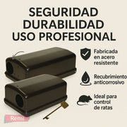 La AF Fortis es una caja portacebos metálica abierta