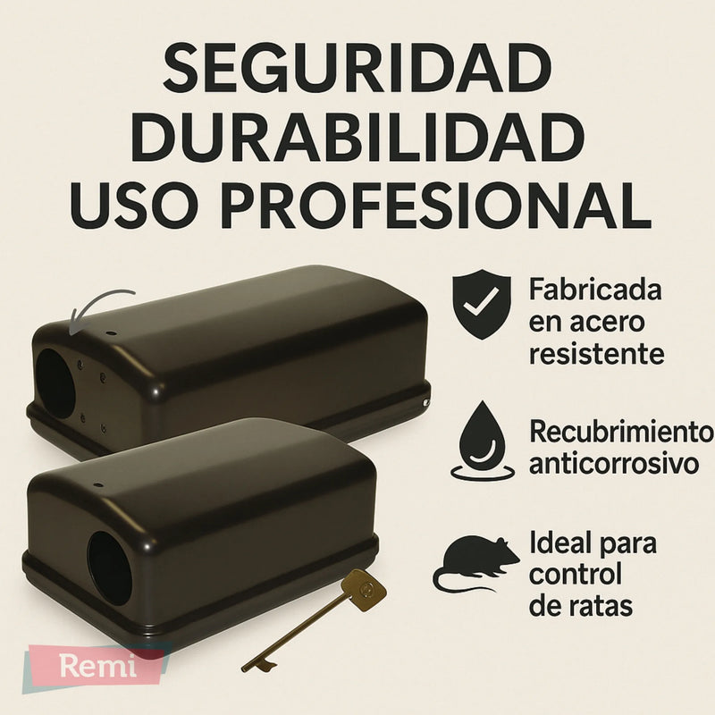 La AF Fortis es una caja portacebos metálica abierta