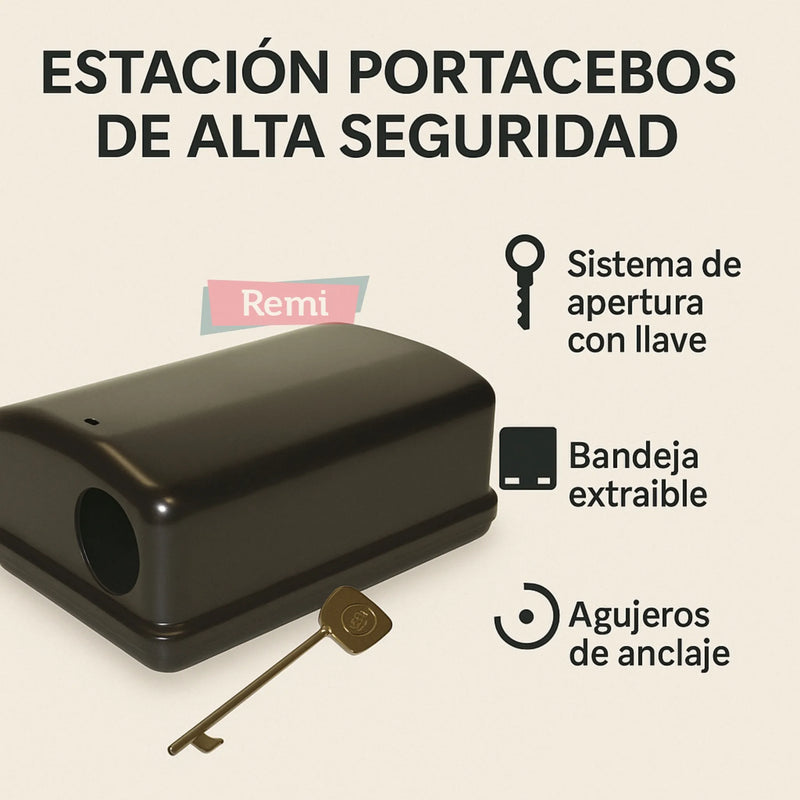La AF Fortis es una caja portacebos metálica abierta
