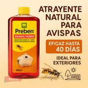 Atrayente de Avispas 400 ml Preben - Masso - Remi Hogar