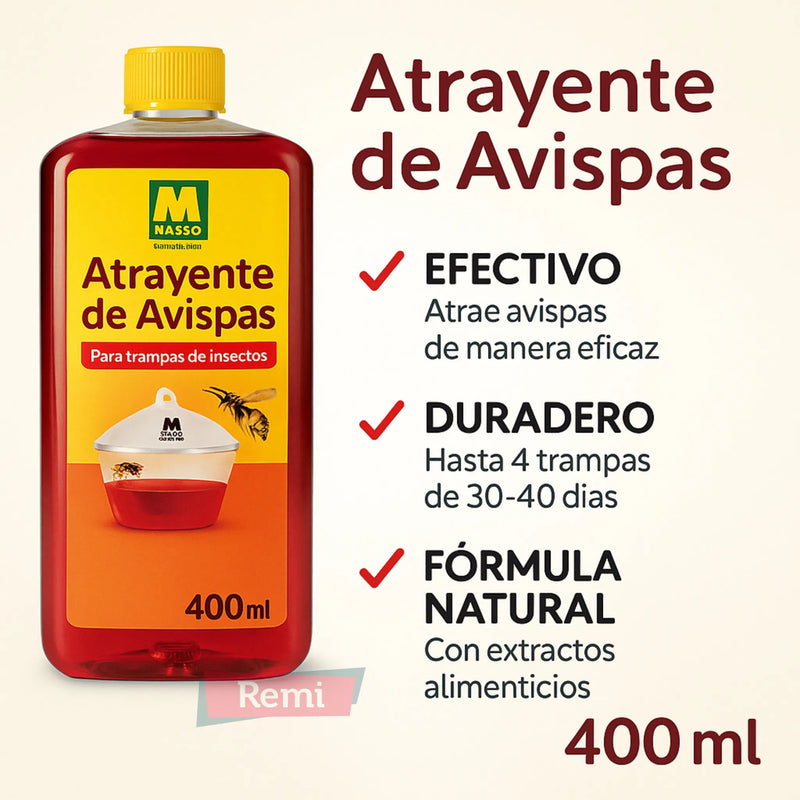 Atrayente de Avispas 400 ml Preben - Masso - Remi Hogar