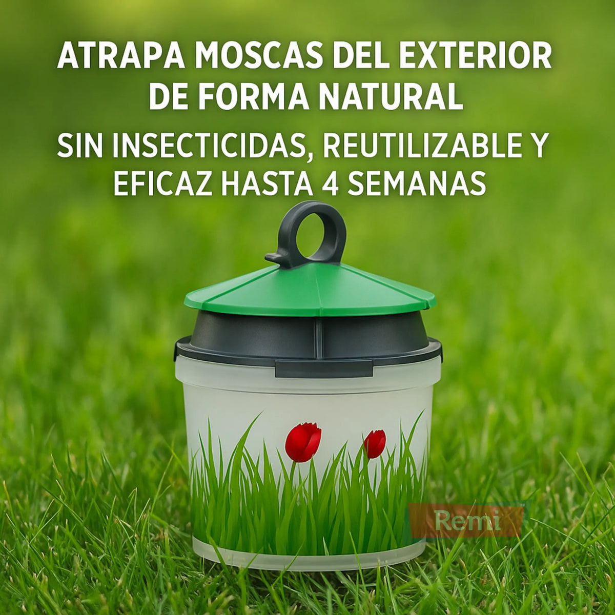 Bote Atrapamoscas Mosca'clac - Protecta - Remi Hogar