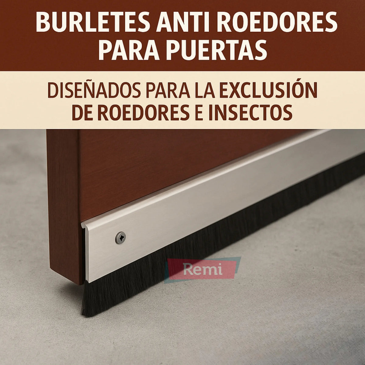 Burletes Anti Roedores para Puertas - Raxit - Remi Hogar