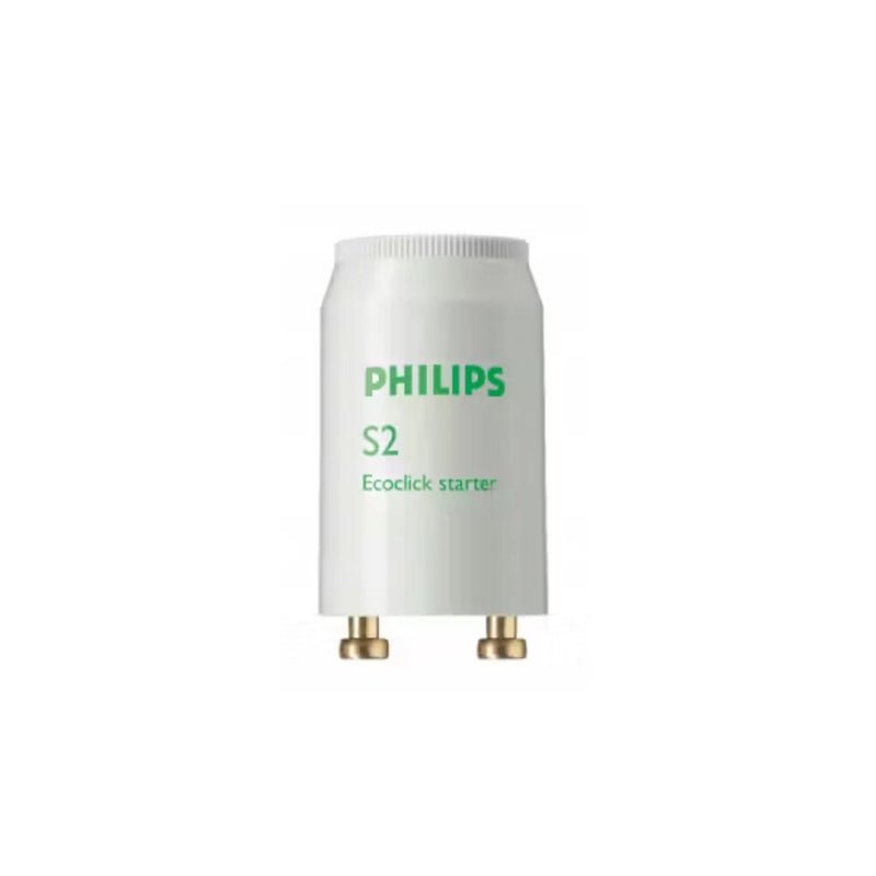Cebador Philips S2 4‑22 W Ecoclick para tubos fluorescentes - Remi Hogar