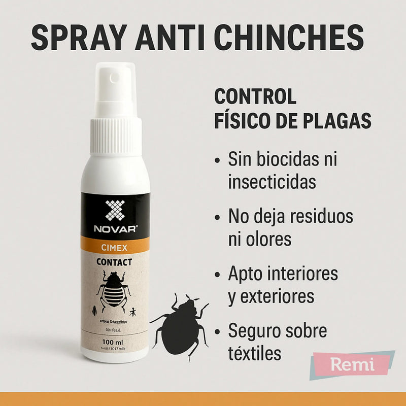 Cimex Contact anti chinches sin insecticida - Novar - Remi Hogar