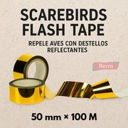Cinta repelente aves Flash Tape - Scarebirds - Remi Hogar