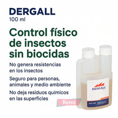 Dergall 100 ml - Control físico contra insectos sin biocidas - Remi Hogar