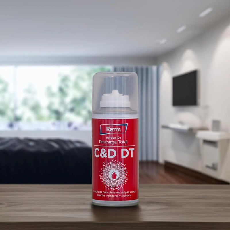 Descarga Total - Descarga Spray Insecticida para Insectos Rastreros y Voladores 150 ml - Remi Hogar