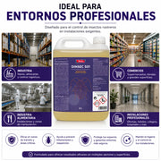Fregasuelos insecticida profesional para el control de insectos rastreros