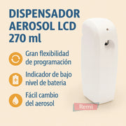 Dispensador Automático para Aerosol 270 ml - P+L Systems - Remi Hogar