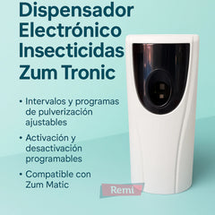 Dispensador Electrónico Insecticidas - Zum Tronic - Remi Hogar