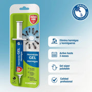El Gel Antihormigas 7 g es un cebo insecticida listo para usar diseñado para el control de hormigas y hormigueros mediante aplicaciones pequeñas y localizadas.