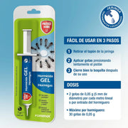 El Gel Antihormigas 7 g es un cebo insecticida listo para usar diseñado para el control de hormigas y hormigueros mediante aplicaciones pequeñas y localizadas.