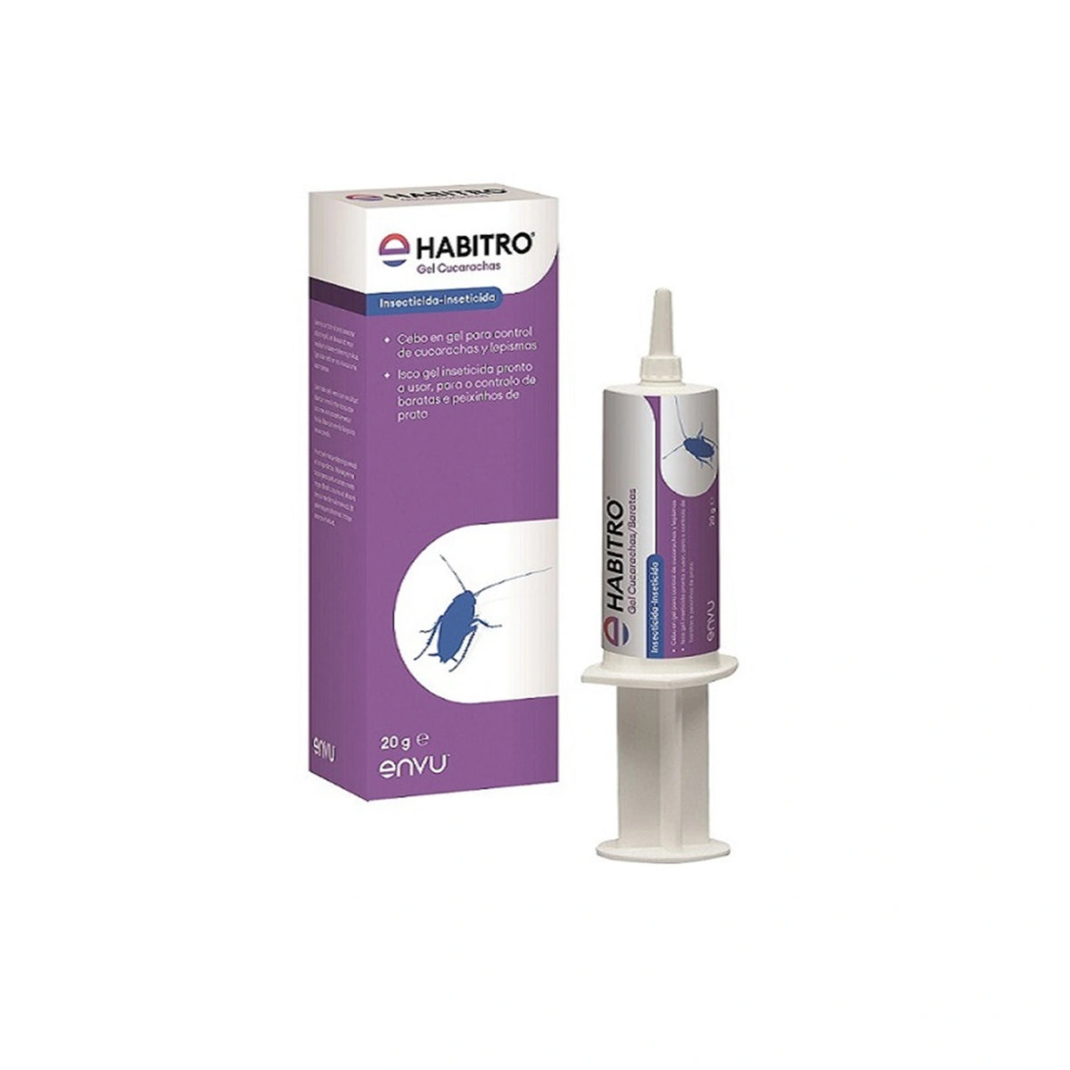 Habitro Gel Insecticida Cucarachas 20 gr - Remi Hogar