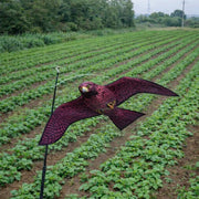 Halcón Espantapájaros con Mástil 6 metros - Ahuyentador Natural de Aves para Jardines y Cultivos