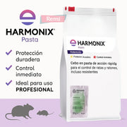 Cebo fresco rodenticida con Colecalciferol 0,075% - Harmonix Pasta 5 kg - Remi Hogar