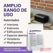 Cebo fresco rodenticida con Colecalciferol 0,075% - Harmonix Pasta 5 kg - Remi Hogar