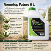 Herbicida Roundup Future 5L glifosato 50% para malas hierbas