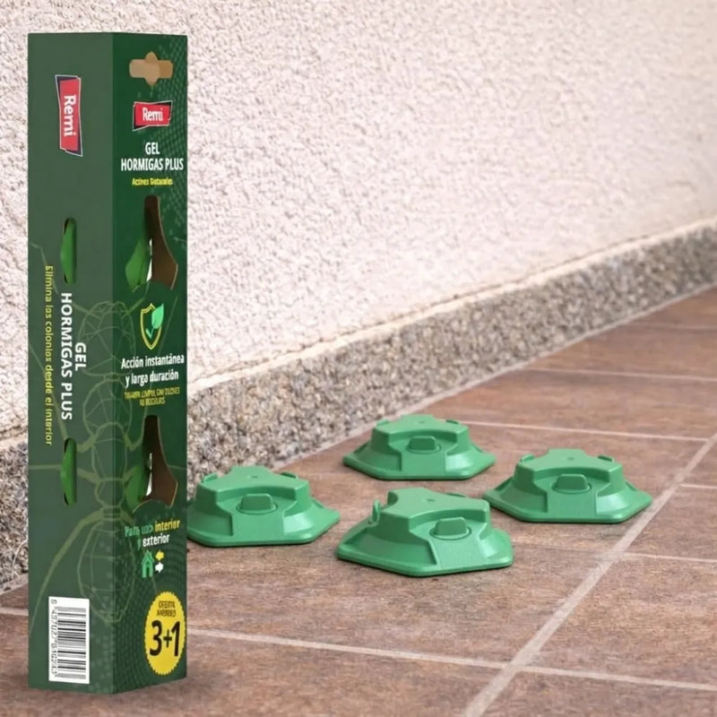 Pack 4 Trampas Gel Hormigas Plus - Remi Hogar - Remi Hogar