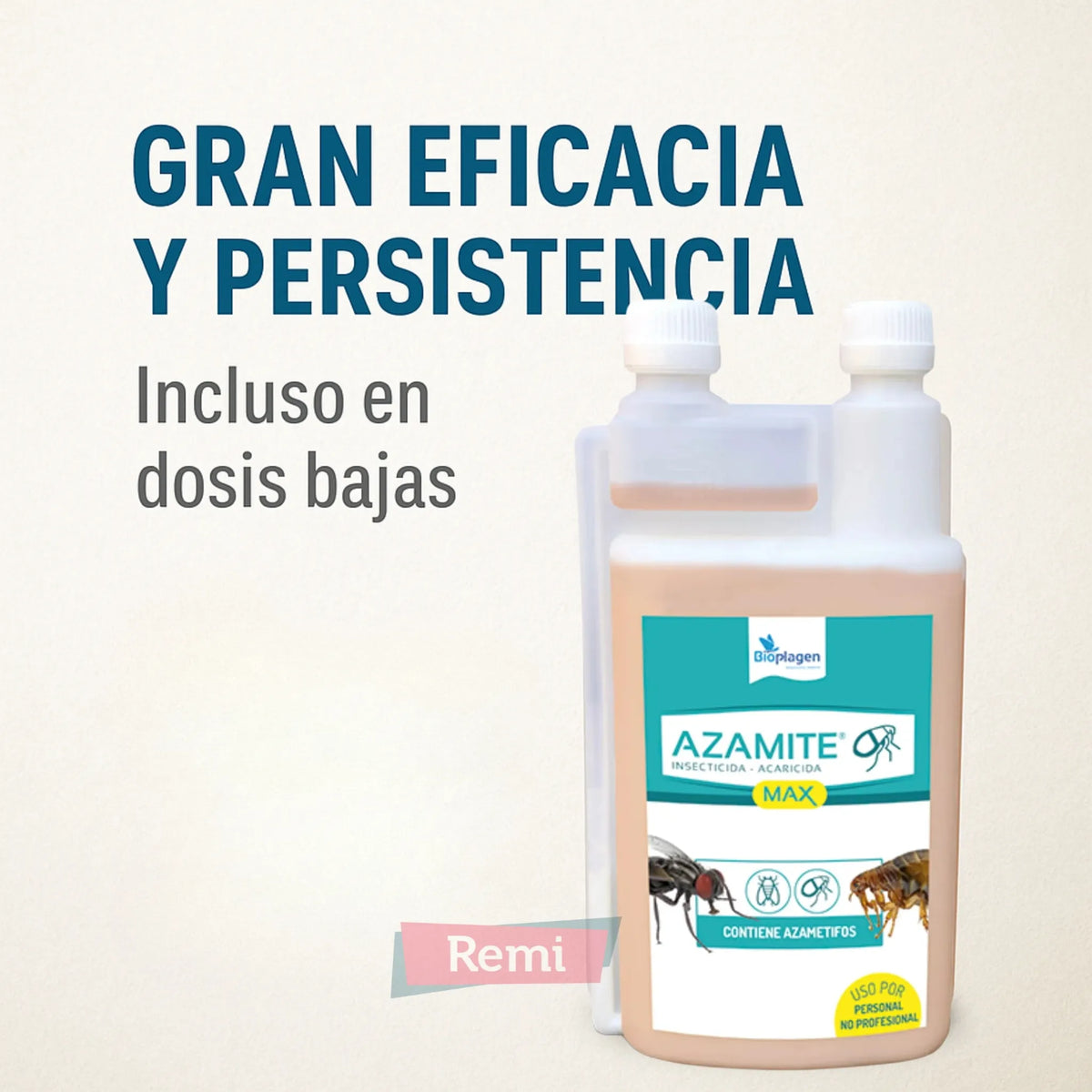 Insecticida Acaricida Concentrado - Azamite Max - Remi Hogar