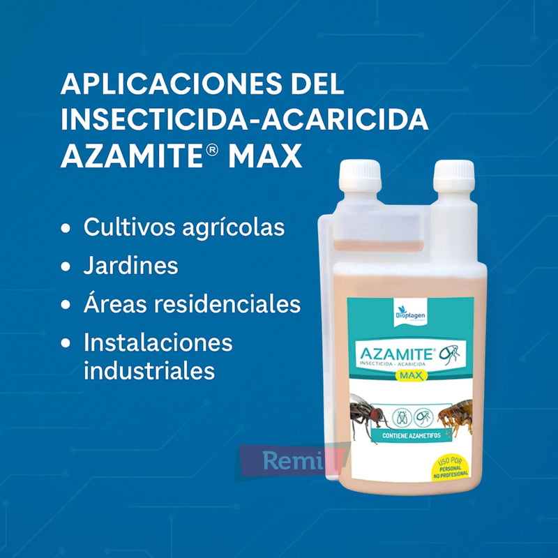 Insecticida Acaricida Concentrado - Azamite Max - Remi Hogar