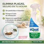 Insecticida sin biocidas Equal Contact spray control físico de plagas