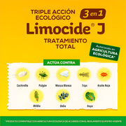 Insecticida, acaricida y fungicida ecológico a base de aceite de naranja - Limocide J - Remi Hogar