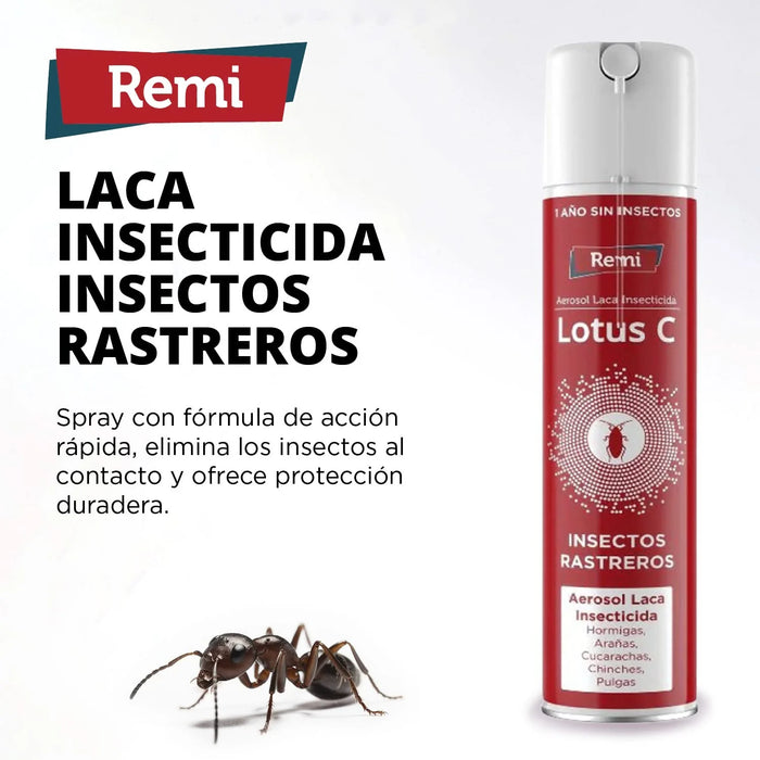 Laca - Spray Insecticida para Insectos Rastreros con Cánula 750 ml