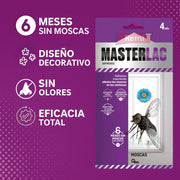 Masterlac Adhesivo - Flor Insecticida decorativo para ventanas - Quimunsa - Remi Hogar