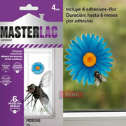 Masterlac Adhesivo - Flor Insecticida decorativo para ventanas - Quimunsa - Remi Hogar