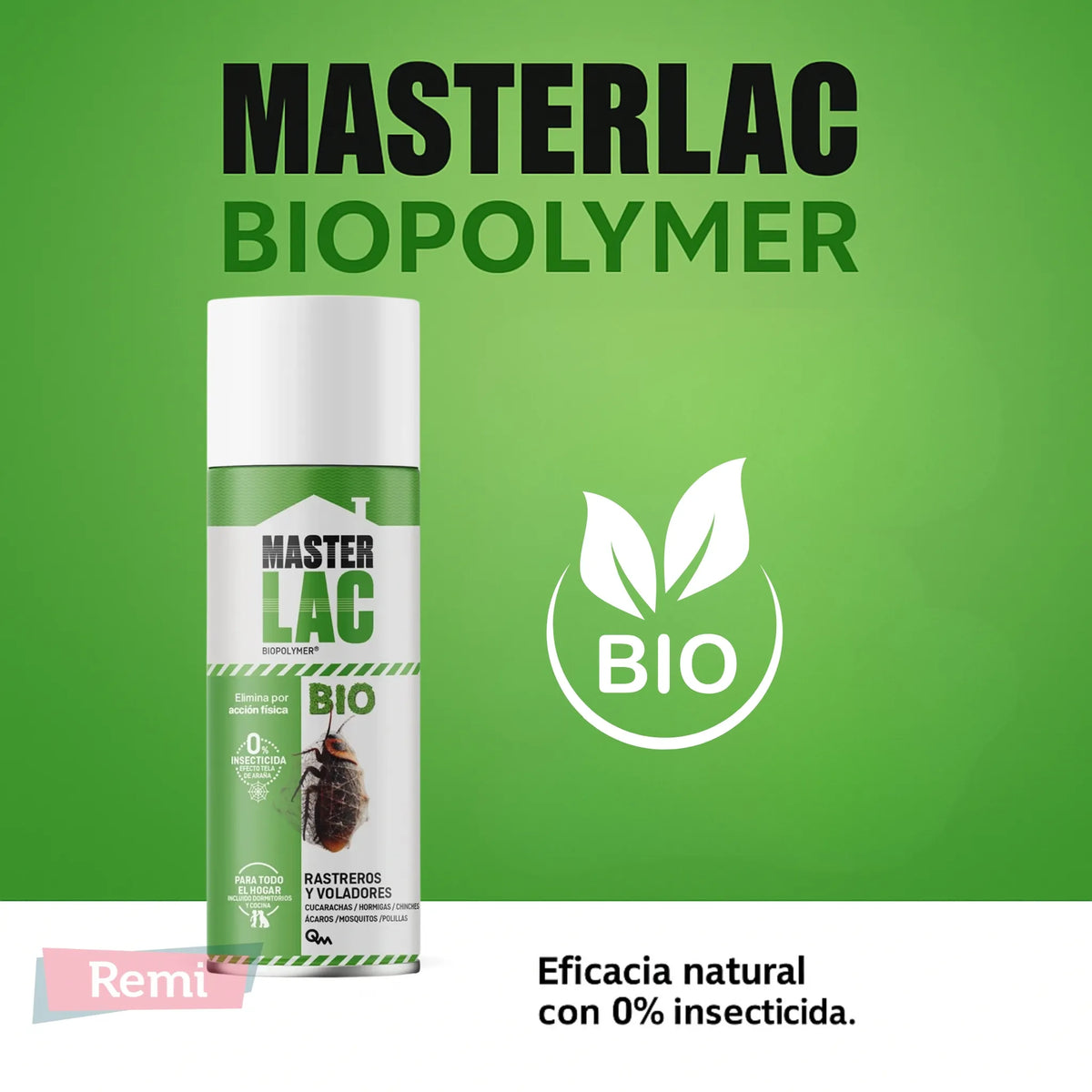 Masterlac BioPolymer Aerosol sin insecticida 400 ml - Quimunsa - Remi Hogar