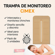 Trampa monitoreo chinches - Cimex - Remi Hogar