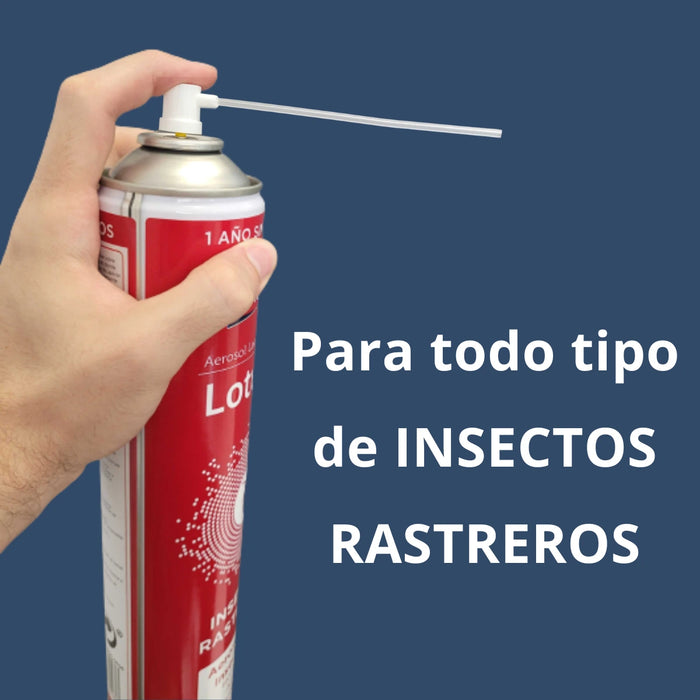 Laca - Spray Insecticida para Insectos Rastreros con Cánula 750 ml