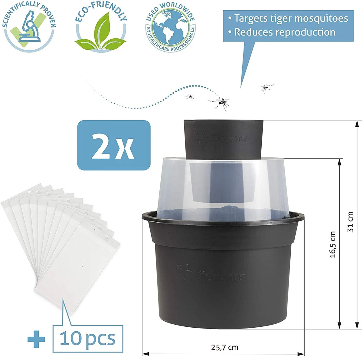Pack Mosquitaire para interior y exterior - Biogents - Remi Hogar