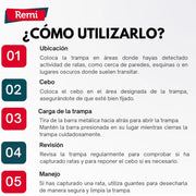 Trampa Mecánica Ratas - Remi Hogar - Remi Hogar
