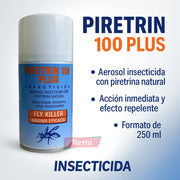Piretrin 100 Plus Insecticida Moscas y Mosquitos | Automático - Remi Hogar