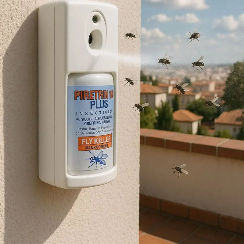 Piretrin 100 Plus Insecticida Moscas y Mosquitos | Automático - Remi Hogar