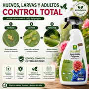 Insecticida Ecológico para Pulgones en huevos, larvas y adultos de forma eficaz