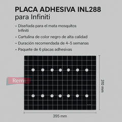 Placas adhesivas INL288 para Infiniti - Remi Hogar